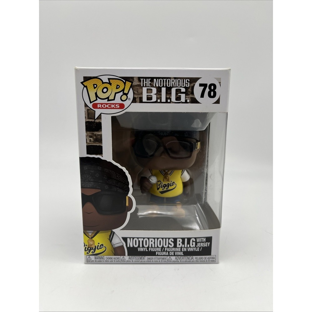Funko Pop Notorious Big B.I.G.‎ #78 with Jersey